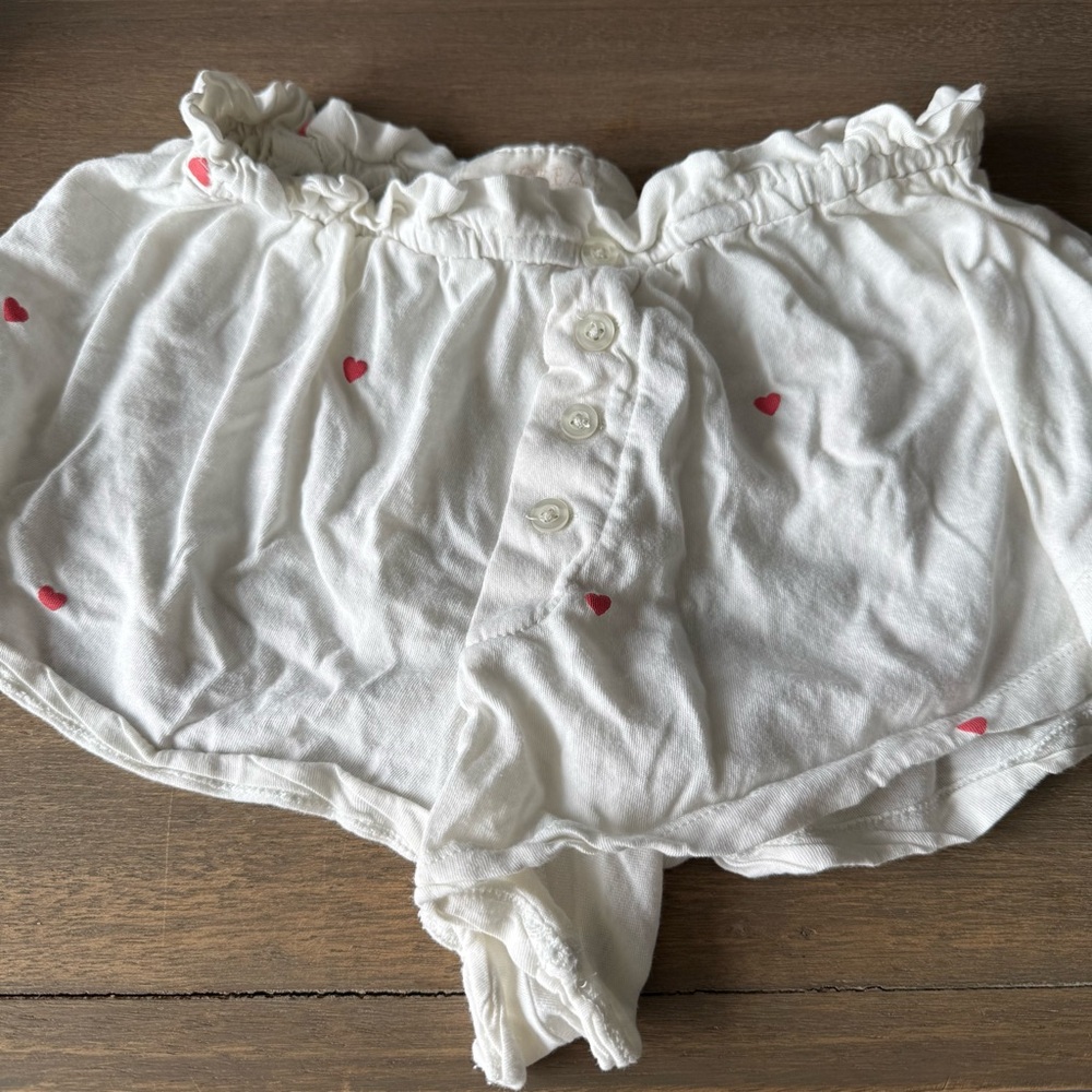 THE GREAT Heart Booty Sleep Shorts